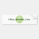Search for runner bumper stickers I run