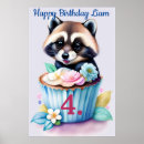Search for racoon art posters Birthday