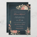 Search for navy blue cream wedding invitations Ivory
