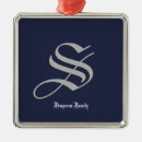 Search for monogrammed christmas tree decorations Initials