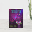Search for glow in the dark thank you cards Thanks