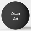 Search for black ping pong balls Text