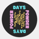 Search for powder day stickers Board and chill