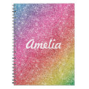 Search for rainbow notebooks Glitter