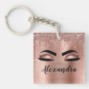Search for glitter makeup key rings Elegant