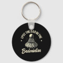 Search for badminton player key rings Favourite hobby badminton