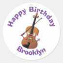 Search for music lessons stickers Violin