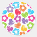 Search for multicolor flower stickers Floral