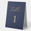 Search for navy and gold table cards Minimalist