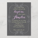 Search for chalkboard christening invitations Modern
