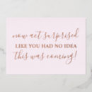 Search for rose gold surprise party invitations Simple