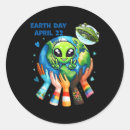 Search for friendly alien stickers Environmental awareness