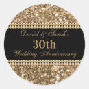 Search for 30th anniversary stickers Gold