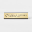 Search for black and gold name plates Professional