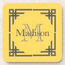 Search for mustard yellow coasters Beautiful