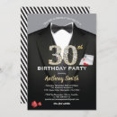 Search for white 30th birthday invitations Red