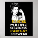 Search for multiple sclerosis posters Warrior