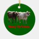 Search for cattle christmas tree decorations Brown