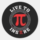 Search for pi joke stickers Mathematics
