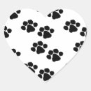 Search for paw print heart stickers Funny