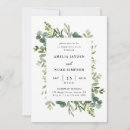 Search for greenery engagement party invitations Eucalyptus