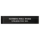 Search for quotes name plates Black and white