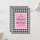 Search for diamond wedding invitations Couple