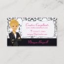 Search for characters business cards Black