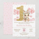 Search for mint and gold birthday invitations Girl