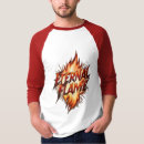 Search for flaming baseball tshirts Fire