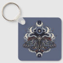 Search for moon phases key rings Luna moth