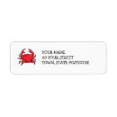 Search for crabs return address labels Blue