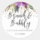 Search for purple foil stickers Bridal shower