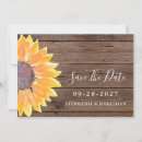 Search for barn wedding save the dates Watercolor sunflower