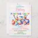 Search for pottery party invitations Paint