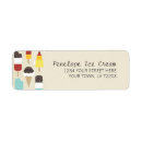 Search for ice cream return address labels Summer