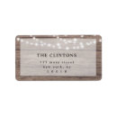 Search for rustic barn return address labels Wood
