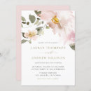 Search for feminine wedding invitations Botanical