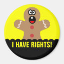 Search for gingerbread men magnets Humourous