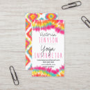 Search for tie dye business cards Boho