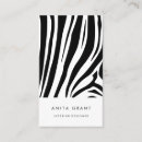 Search for zebra print business cards Stripes