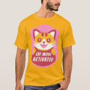 Search for orange tabby cat tshirts Meow