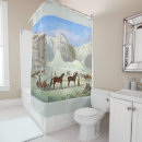Search for horse shower curtains Winter