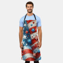 Search for independence day aprons Stars and stripes