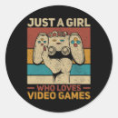 Search for girl gamer stickers Regularshow