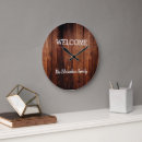 Search for dark wood clocks Rustic