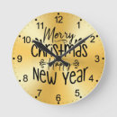 Search for happy new year clocks Xmas