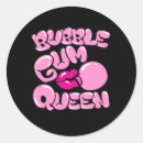 Search for gummed stickers Chewing gum