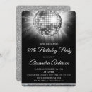 Search for silver 50th birthday invitations Celebration