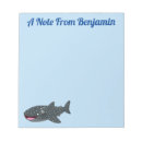 Search for shark notepads Cartoon
